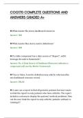 COG170 COMPLETE QUESTIONS AND&NewLine;ANSWERS GRADED A&plus;