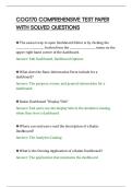 COG170 COMPREHENSIVE TEST PAPER&NewLine;WITH SOLVED QUESTIONS&NewLine;