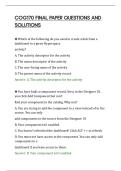 COG170 FINAL PAPER QUESTIONS AND&NewLine;SOLUTIONS&NewLine;