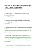 COG170 UPDATED ACTUAL QUESTIONS&NewLine;AND CORRECT ANSWERS&NewLine;