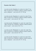 PharmSeer Math Module 3 &vert; Pharmacy Math Questions & Answers
