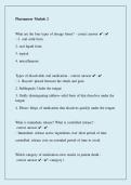 Pharmaseer Module 2 Questions With Complete Solutions