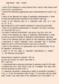 PharmSeer Math Module 1 &vert; Pharmacy Math Questions & Answers