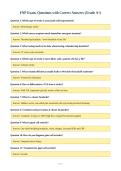 FNP Exam&comma; Questions with Correct Answers &lpar;Grade A&plus;&rpar;
