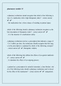 PharmSeer Module 13 &vert; Questions & Answers &vert; Exam Study Guide