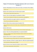 Chpater 39 Genitourinary Disorders Questions with Correct Answers&NewLine;&lpar;Grade A&plus;&rpar;