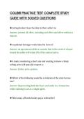 COLIBRI PRACTICE TEST COMPLETE STUDY&NewLine;GUIDE WITH SOLVED QUESTIONS&NewLine;