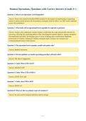 Hazmat Operations&comma; Questions with Correct Answers &lpar;Grade A&plus;&rpar;