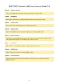 HDFS CH&period; 5 Questions with Correct Answers &lpar;Grade A&plus;&rpar;
