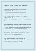 PharmaSeer Module 19 Sterile Product Compounding &vert; Study Guide