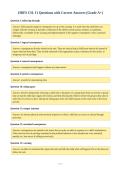 HDFS CH&period; 11 Questions with Correct Answers &lpar;Grade A&plus;&rpar;