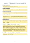 HDFS CH&period; 13 Questions with Correct Answers &lpar;Grade A&plus;&rpar;