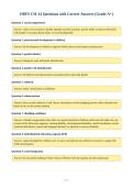 HDFS CH&period; 14 Questions with Correct Answers &lpar;Grade A&plus;&rpar;