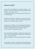 PharmSeer Module 7 &vert; Questions & Answers &vert; Exam Study Guide