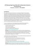 ATI Pharmacology Exam 2026&sol;2027 &ndash; Nursing Pharmacology &vert; 60 Practice Questions with Verified Answers