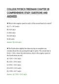 COLLEGE PHYSICS FREEDMAN CHAPTER 28&NewLine;COMPREHENSIVE STUDY QUESTIONS AND&NewLine;ANSWERS&NewLine;