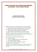 RHODE ISLAND BLUE CARD &vert; VERIFIED EXAM QUESTIONS AND ANSWERS - LATEST VERSION 2026&sol;2027&NewLine;&NewLine;&NewLine;