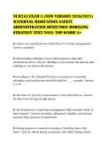 NUR253 EXAM 3 &lpar;NEW VERSION 2026&sol;2027&rpar;&NewLine;MATERNAL MEDICATION SAFETY&NewLine;ADMINISTRATION DETECTION MODELING&NewLine;STRATEGY TEXT 2026&period; TOP SCORE A&plus;