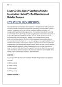 South Carolina &lpar;SC&rpar; LP-Gas Dealer&sol;Installer &NewLine;Examination &vert; Latest Verified Questions and &NewLine;Detailed Answers