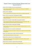 Chapter 35 Sensory and Neuro Disorders Questions with Correct&NewLine;Answers &lpar;Grade A&plus;&rpar;