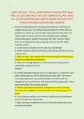 AAERT CDR EXAM &sol; ACTUAL AAERT CDR EXAM 2026&sol;2027 TEST BANK &NewLine;PRACTICE QUESTIONS AND STUDY GUIDE COMPLETE ACCURATE EXAM &NewLine;FULL REVISED QUESTIONS AND CORRECT VERIFIED SOLUTIONS WITH &NewLine;DETAILED RATIONALES &lpar;100&percnt; RELIABLE ANSWERS&rpar;