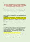 ACE GROUP FITNESS INSTRUCTOR CERTIFICATION EXAM 2026&sol;2027 &NewLine;PRACTICE QUESTIONS AND STUDY GUIDE COMPLETE ACCURATE EXAM &NewLine;REAL QUESTIONS WITH WELL ELABORATED ANSWERS 