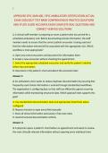 APPROVED EPIC AMB 400 &sol; EPIC AMBULATORY CERTIFICATION ACTUAL &NewLine;EXAM 2026&sol;2027 TEST BANK COMPREHENSIVE PRACTICE QUESTIONS &NewLine;AND STUDY GUIDE ACCURATE EXAM COMPLETE REAL QUESTIONS AND &NewLine;CORRECT VERIFIED SOLUTIONS
