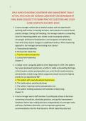 APUS NURS 450 NURSING LEADERSHIP AND MANAGEMENT EXAM &sol; &NewLine;ACTUAL APUS NURS 450 NURSING LEADERSHIP AND MANAGEMENT &NewLine;FINAL EXAM 2026&sol;2027 TEST BANK PRACTICE QUESTIONS AND STUDY &NewLine;GUIDE COMPLETE ACCURATE EXAM 