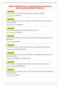 ANNEX D LESSON 1 Exam &vert; Actual Questions and Answers&NewLine;Latest Updated 2026&sol;2027 &lpar;Graded A&plus;&rpar;