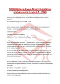 N580 Midterm Exam Study Questions and Answers Graded A&plus; 2026