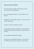 Family Medicine COMAT Exam Study Guide & Review 2026