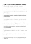 NURS 171 EXAM 3 QUESTIONS AND ANSWERS &vert; NURS 171 EXAM 3 STUDY GUIDE & PRACTICE TEST 2026&sol;2027