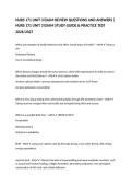 NURS 171 UNIT 3 EXAM REVIEW QUESTIONS AND ANSWERS &vert; NURS 171 UNIT 3 EXAM STUDY GUIDE & PRACTICE TEST 2026&sol;2027
