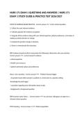 NURS 171 EXAM 1 QUESTIONS AND ANSWERS &vert; NURS 171 EXAM 1 STUDY GUIDE & PRACTICE TEST 2026&sol;2027