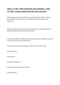 NURS 171 UNIT 2 PREP QUESTIONS AND ANSWERS &vert; NURS 171 UNIT 2 STUDY GUIDE & PRACTICE TEST 2026&sol;2027