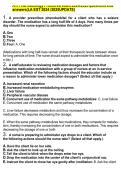 ATI Pharmacology Proctored Exam&NewLine;ATI Pharmacology&NewLine;Pharmacology Practice Questions&NewLine;Nursing Pharmacology Exam Review