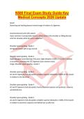 N580 Final Exam Study Guide Key Medical Concepts 2026 Update