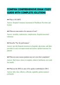 COMPXM COMPREHENSIVE EXAM STUDY&NewLine;GUIDE WITH COMPLETE SOLUTIONS&NewLine;