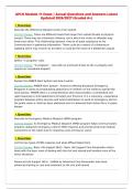 APCO Module 11 Exam &cap;&boxUl;&pound; Actual Questions and Answers Latest Updated 2026&Gamma;&ecirc;&ograve;2027 &lpar;Graded A&plus;&rpar;