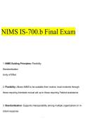 NIMS IS-700&period;B Final Exam &vert; National Incident Management System Questions & Answers 