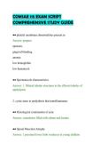 COMSAE 115 EXAM SCRIPT&NewLine;COMPREHENSIVE STUDY GUIDE&NewLine;