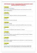 APCO Module 13 Exam &cap;&boxUl;&pound; Actual Questions and Answers Latest Updated 2026&Gamma;&ecirc;&ograve;2027 &lpar;Graded A&plus;&rpar;