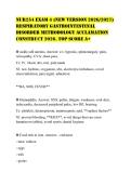 NUR254 EXAM 4 &lpar;NEW VERSION 2026&sol;2027&rpar;&NewLine;RESPIRATORY GASTROINTESTINAL&NewLine;DISORDER METHODOLOGY ACCLAMATION&NewLine;CONSTRUCT 2026&period; TOP SCORE A&plus;