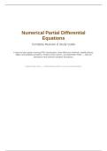 Numerical Partial Differential Equations &mdash; Complete Module Revision Guide