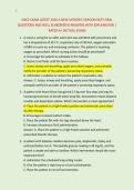 NACE EXAM LATEST 2026 A NEW UPDATED VERSION WITH REAL &NewLine;QUESTIONS AND WELL ELABORATED ANSWERS WITH EXPLANATION &vert; &NewLine;RATED A&plus; &lpar;ACTUAL EXAM