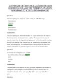 AGNP Board Exam Questions &ndash; Orthopedics Assessment &vert; Adult-Gerontology Nurse Practitioner Study Guide 2026&sol;20