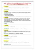 APEX Final Exam Questions 2026&sol;2027 &vert; Actual Questions and&NewLine;Answers Latest Updated 2026&sol;2027 &lpar;Graded A&plus;&rpar;