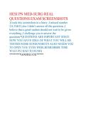 HESI PN Med-Surg Real Exam &vert; Practical Nursing Medical-Surgical Questions&comma; Answers & Study Guide 2026&sol;2027