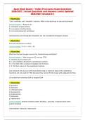 Apex Mock Exams &plus; Valley Pre-Course Exam Questions&NewLine;2026&sol;2027 &vert; Actual Questions and Answers Latest Updated&NewLine;2026&sol;2027 &lpar;Graded A&plus;&rpar;