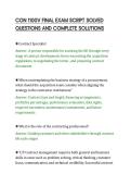 CON 1100V FINAL EXAM SCRIPT SOLVED&NewLine;QUESTIONS AND COMPLETE SOLUTIONS